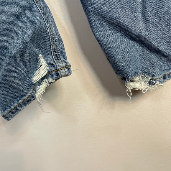 Agolde Nico Slim High Rise Ankle Distressed Stretch Jeans Womens 28 - Picture 10 of 16